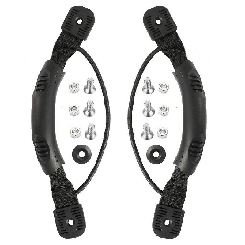 Anndason 2 Pcs Black Kayak Canoe Boat Side Mount Carry Handles/Paddle Park Kayak Handles and Hardwares - Image 1